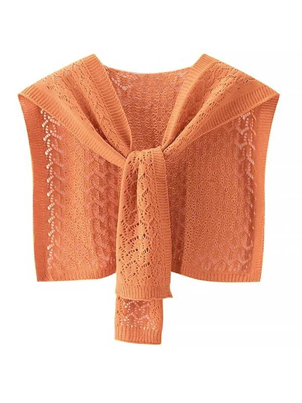 

Новый ажурный вязаный маленький шило, женский корейский офисный коврик с кондиционером, чистый цвет, одинаковый коврик