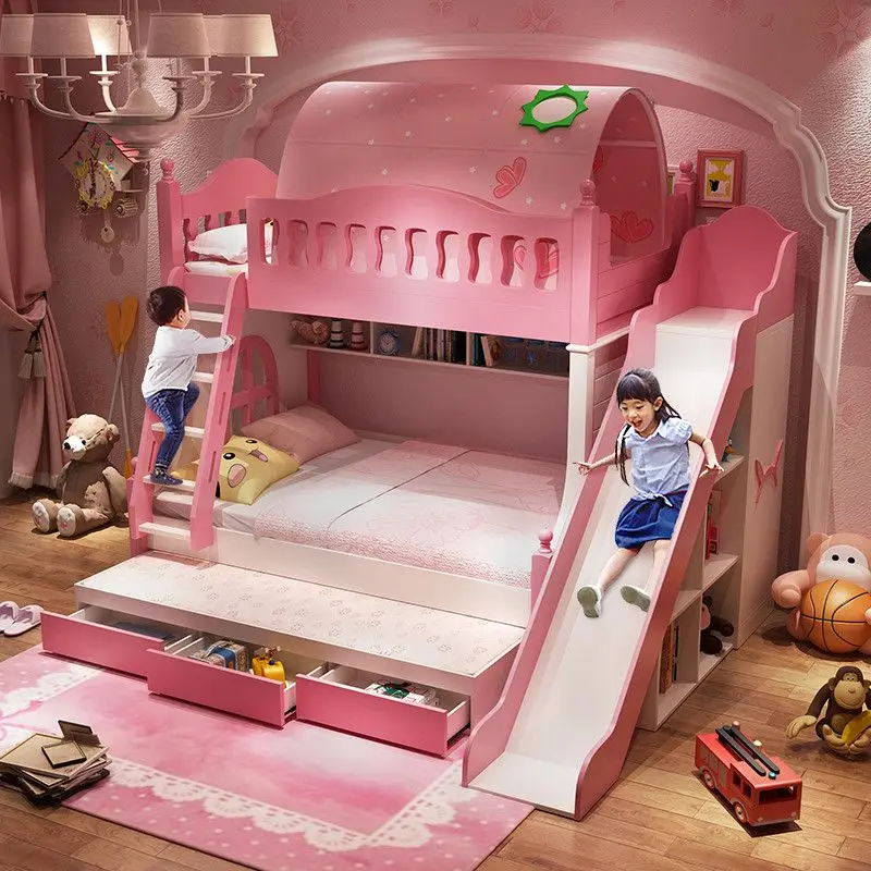 Kinderbett im und aus dem Bett