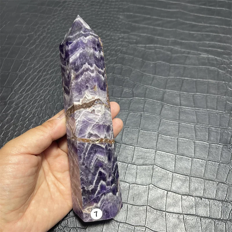 natural dream amethyst point large size amethyst crystal wand for decoration