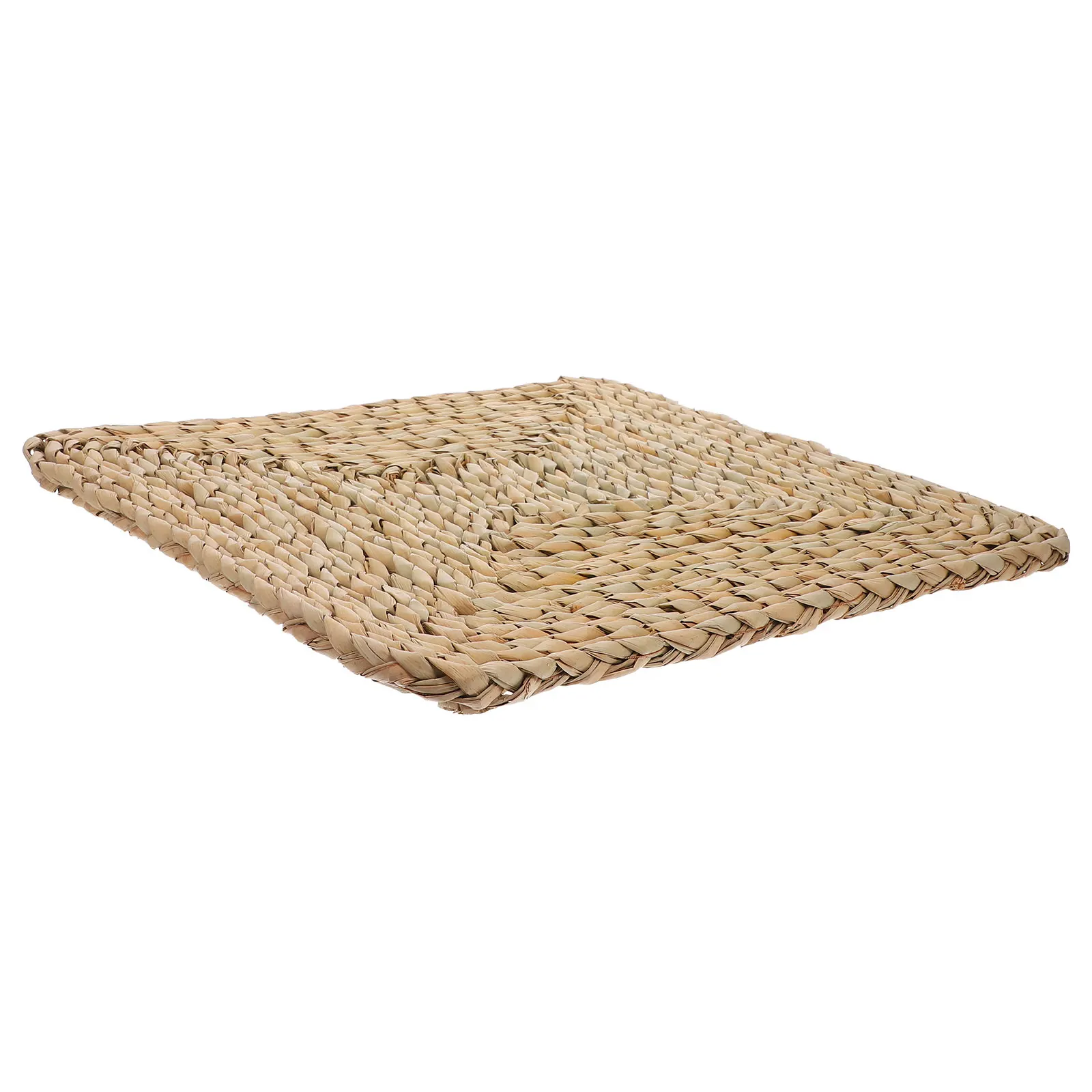 

Yoga Straw Pad Woven Floor Cushion Picnic Mat Simple Style Seating Mats Grass Weave Living Bedroom