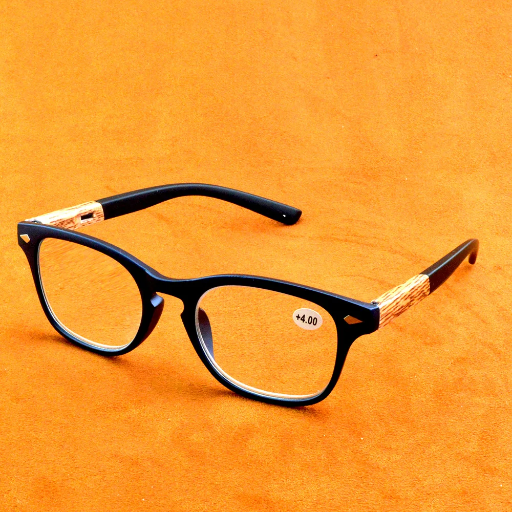 

Retro Fashion Wood Grain Anti-fatigue Men Women Lenses Reading Glasses +0.75 +1 +1.5 +1.75 +2 +2.5 +2.75 To +4 with Case