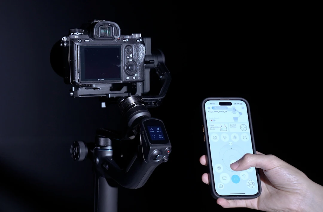FeiyuTech SCORP Mini 2, für spiegellose Kamera, Action-Kamera, Smartphone, 3-Achsen-Stabilisator für Sony/GoPro/iPhone, AI-Tracking – Detail 18