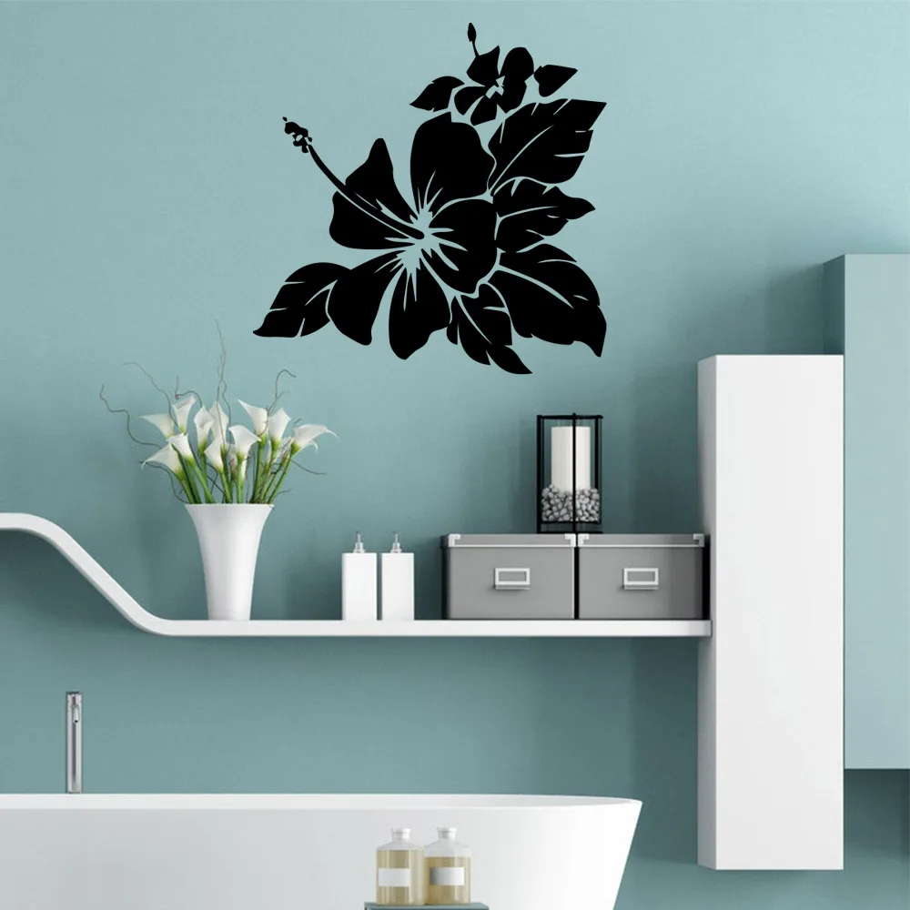

Flower Wall Sticker Home Decoration Accessories Kids Room Nature Decor Wall Art Sticker Murals
