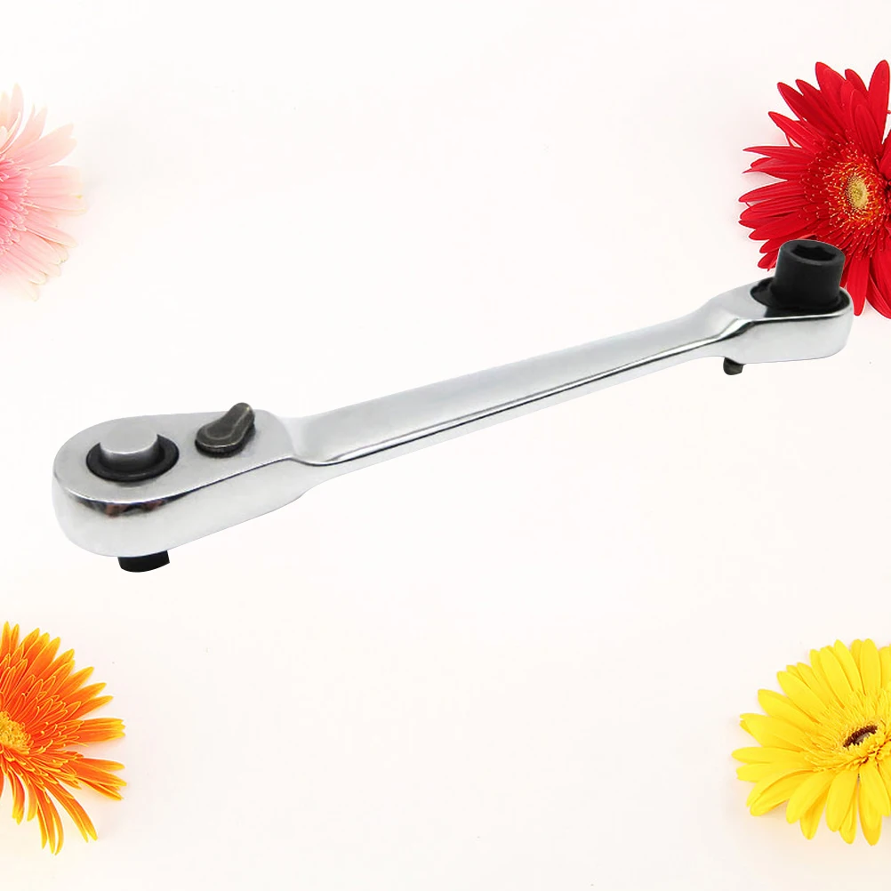 Mini Ratchet Socket Wrench Tool Set 6 35mm Socket Tool Silver Adjustable Durable High Torque Hand Tools