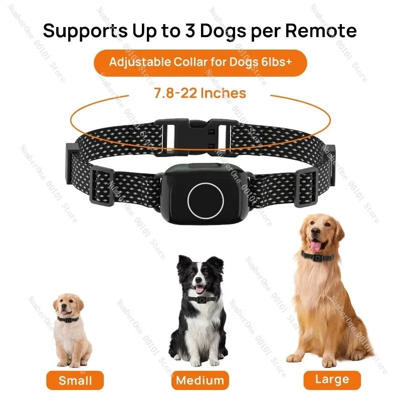 New wireless dog trainer, three-in-one color screen training collar, pet electronic fence