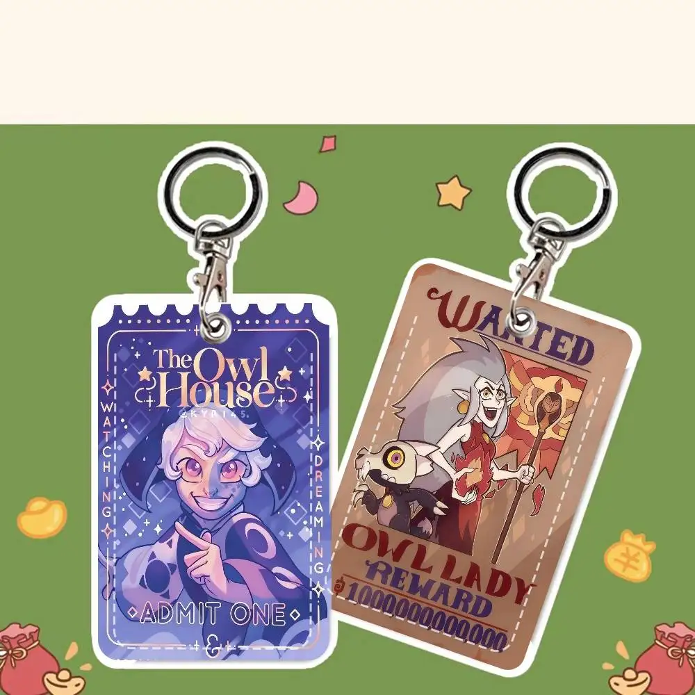 

Cartoon The O-Owl movie House Fashion Leather Card Wallet Slim ID Protector for Office and School