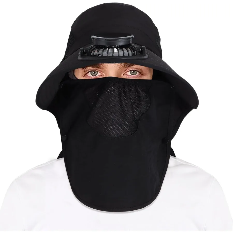 Wide Brim Solar Fan…