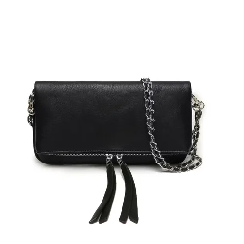 Bolso cruzado clásico negro para mujer, nuevo bolso tipo sobre con cadena a la moda, bolso de hombro Retro de diseño lujoso para mujer