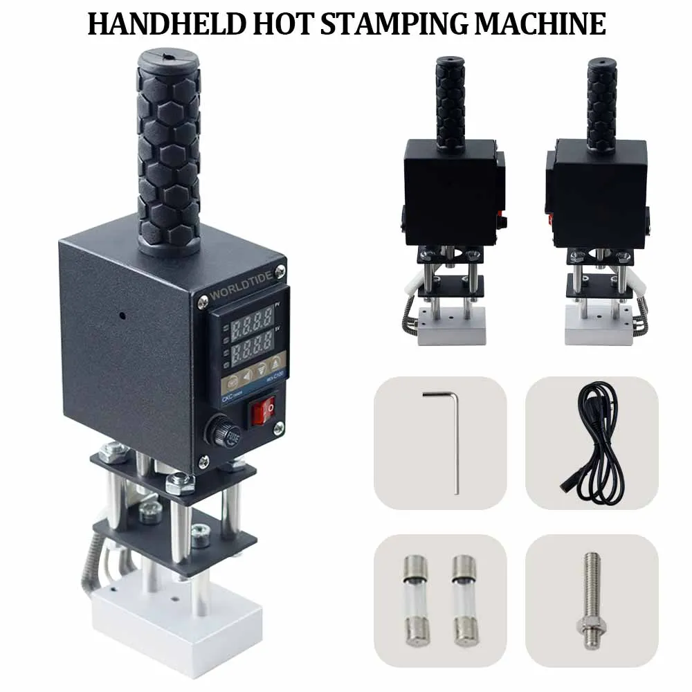 

Ручная машина для горячего тиснения кожи, медная форма, деревянная бумага, логотип, маркировка, паяльник, тиснение, инструмент, нагрев, размер 8*10 см
