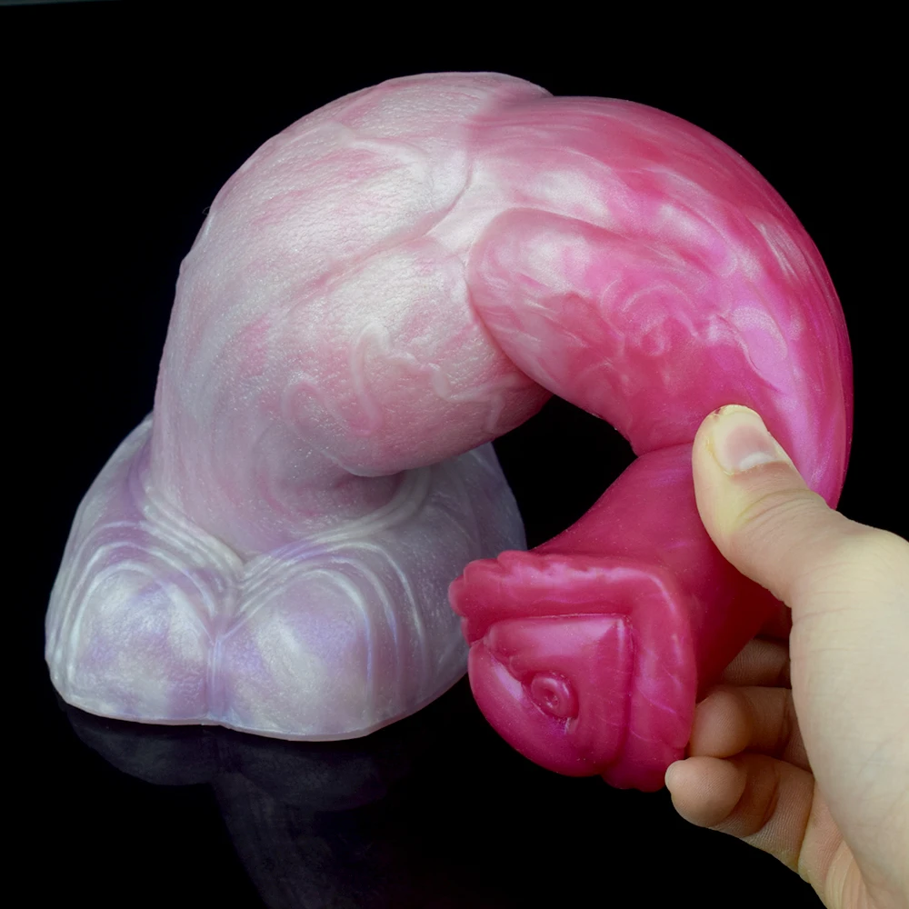 SXXY Peach Witch Color Fantasy Dildo With Sucker Animal Penis Anal Plug Sex Toy For Couples G-spot Stimulate Masturbation Shop