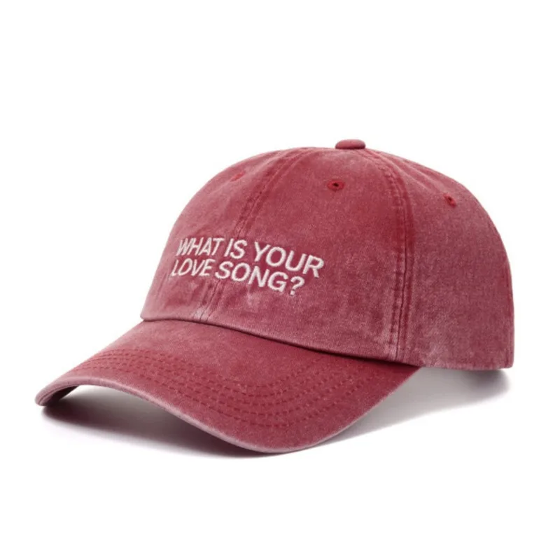 Hoe heet jouw liefdeslied? Baseballcap Kpop 2026 Tour Concert Fans Cap Gewassen Verstelbare Zonnehoed Unisex Geborduurde Baseballcap - afbeelding 2