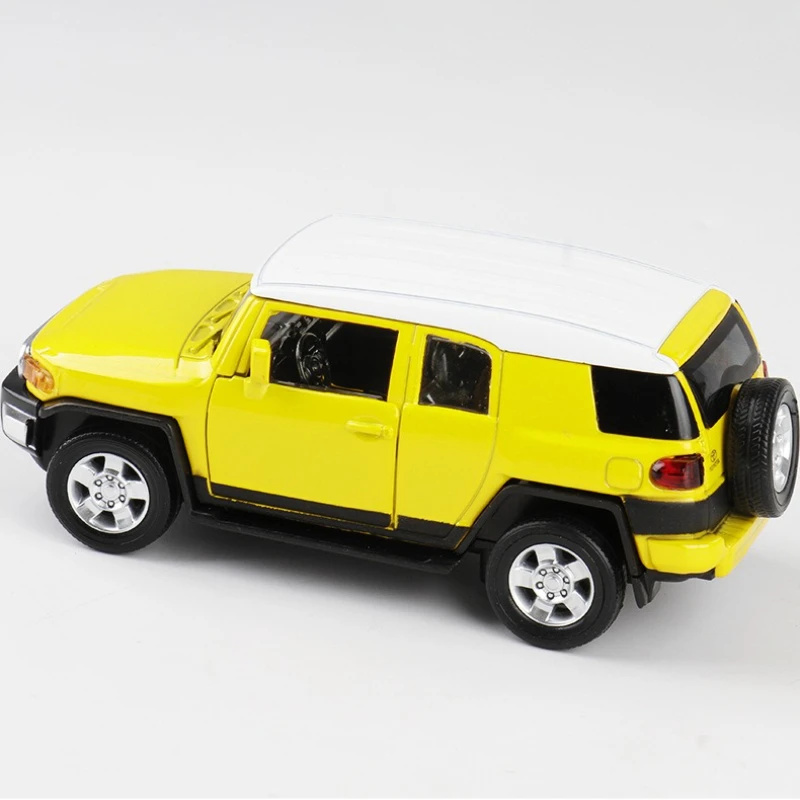 Simulation 1:32 FJ Cruiser alliage voiture modèle son lumière traction métal jouet véhicule enfants garçon cadeau d'anniversaire Miniature Voiture