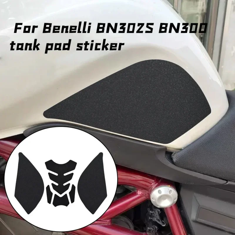 

New motorcycle anti slip fuel oil tank pad protector side knee grip sticker decal padsfor Benelli bn302s bn300 bn 302s 300