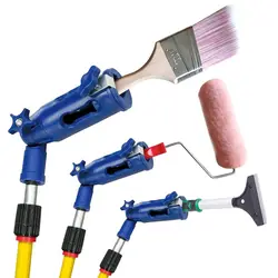 Multi-Angle Paint Brush Extender - Paint Edger Tool for High Ceilings, Walls, Trim and Corner Painting Tool