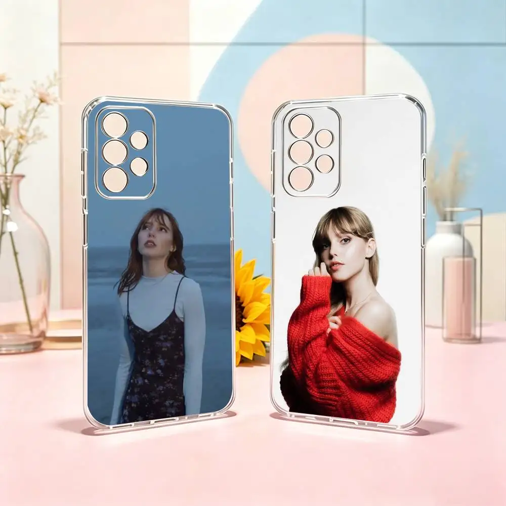 Lina Lariss-S Strahl Phone Case Transparent Silicone Soft For Samsung S25,S24,S21,S22,S23,S30,Ultra,S20,Plus,Fe Gift