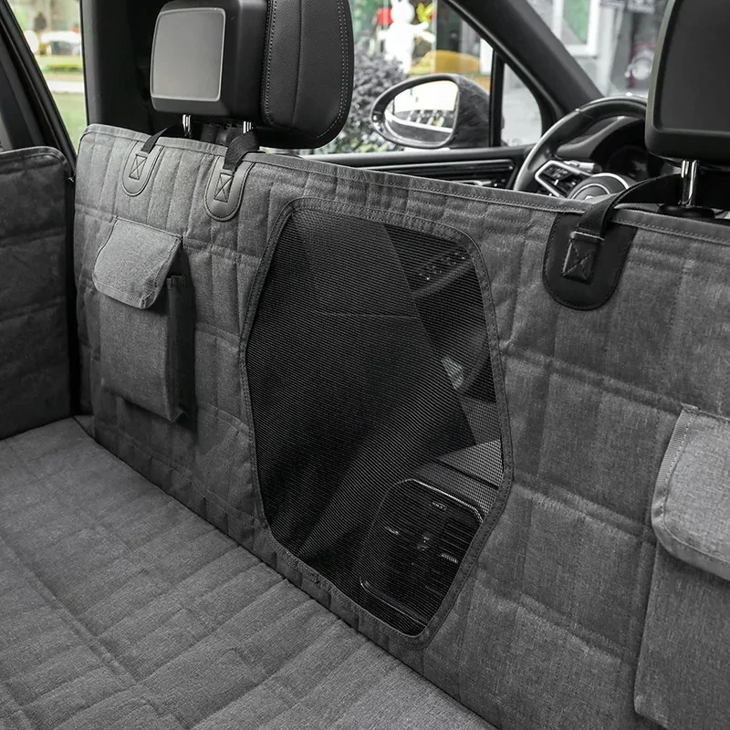 Funda impermeable para asiento de coche para perro, hamaca de viaje contra la suciedad, alfombrilla protectora para asiento trasero de coche, cojín