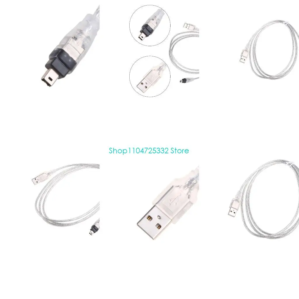 

P5EA USB 2.0 — Firewire IEEE 1394 4P Кабель-переходник с разъемом «папа» Шнур-переходник преобразователя iLink