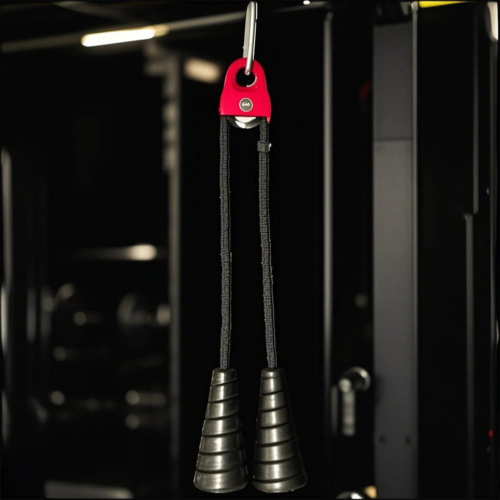 Tricep Rope with Handles Tricep Pull Down Attachment Non Slip Triceps Rope Cable Attachment Tricep Pull Down Rope for Home Gym