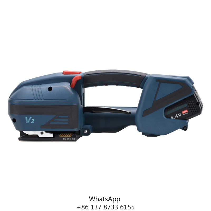 

V2 Battery-Powered Electric Strapping Machine Handheld Banding And Cutting Device Wireless And Portable Shrink Packaging Machine