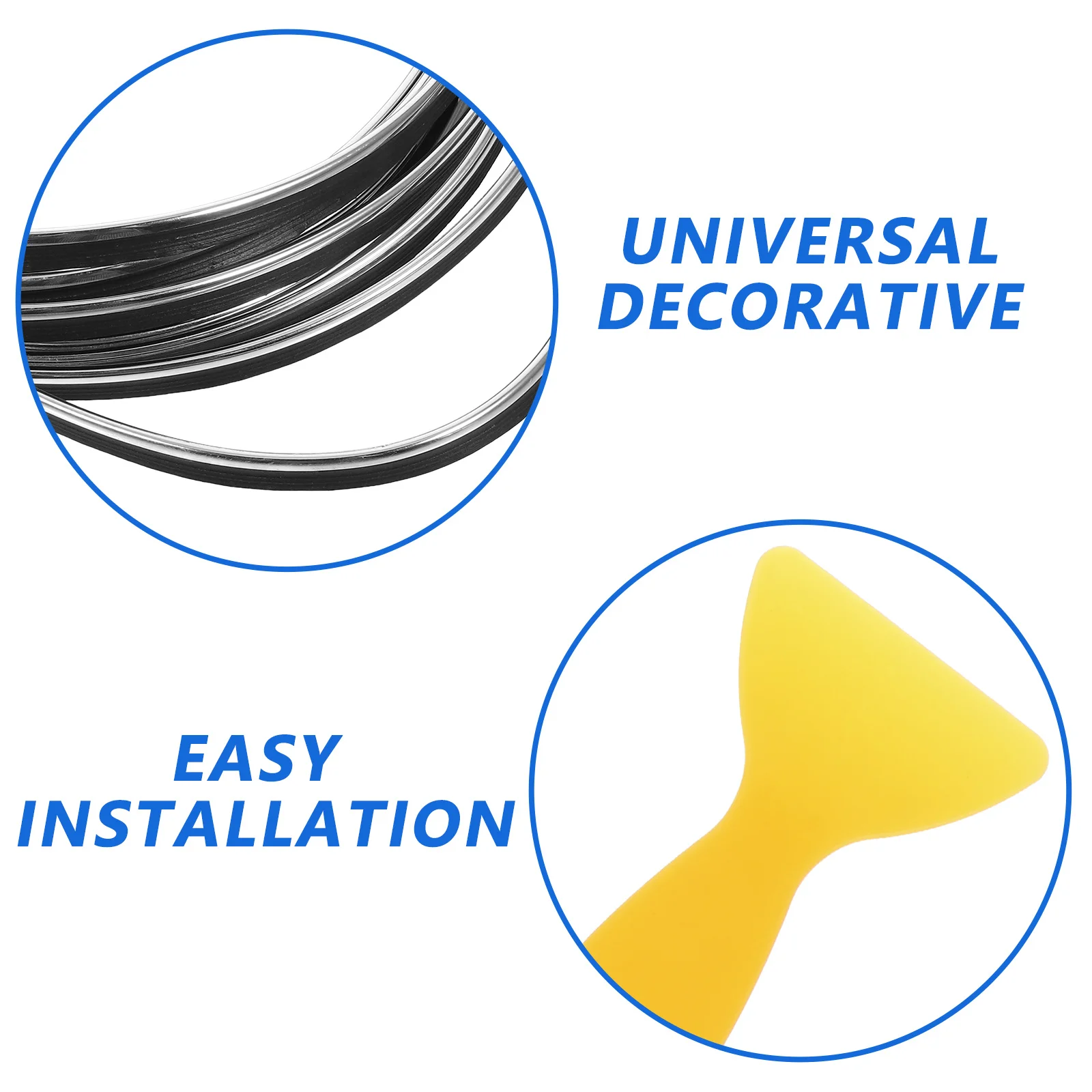 

5 Meter Interior Car Accessories Decorative Trim Stylish Flexible Molding Strip For Dashboard Door Panel Gap Cover Vehicle Trim
