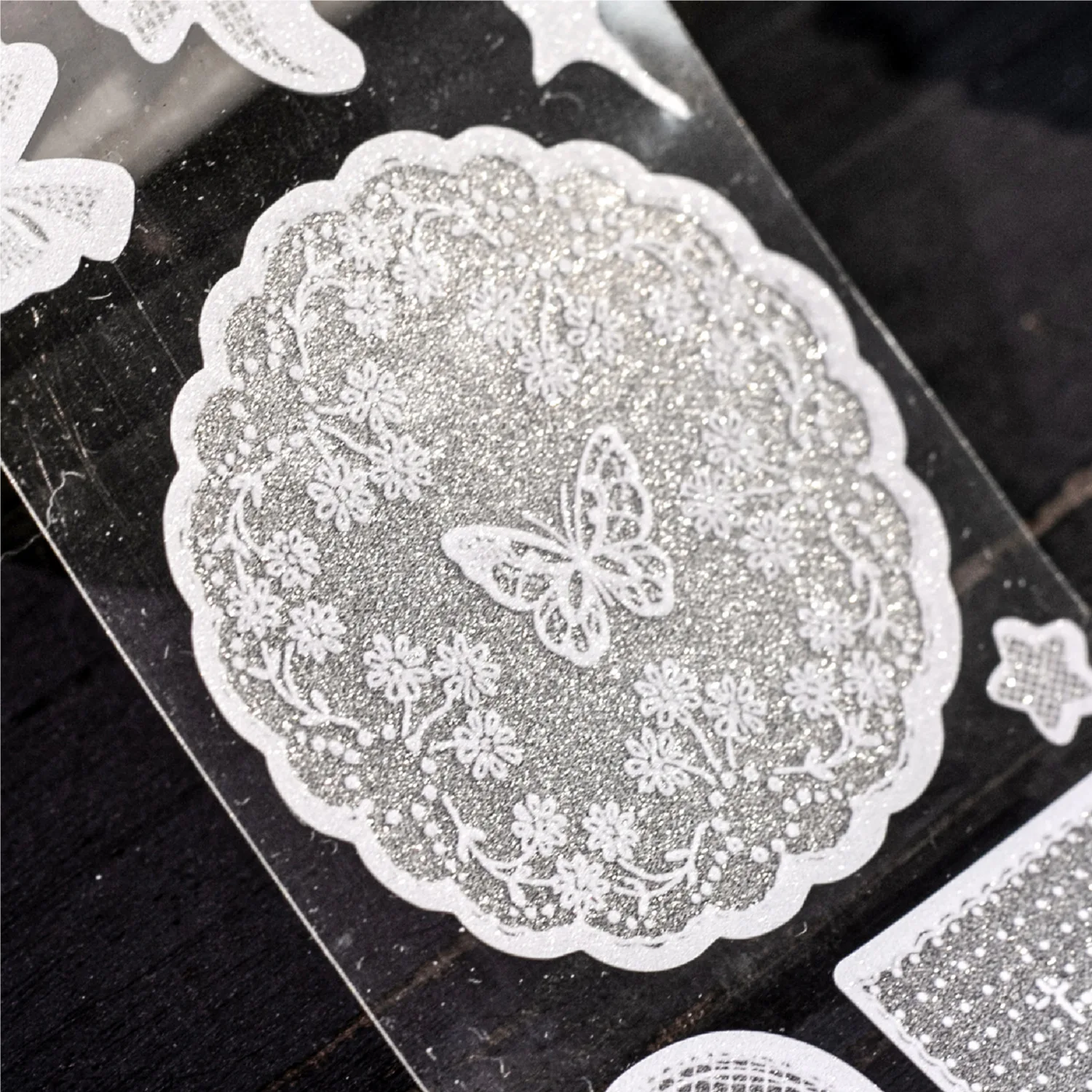 1pcs/1lot Decorative Adhesive tapes White Camellia Dream Scrapbooking DIY Paper Scrapbooking Stickers