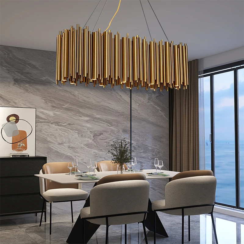 Modern Living Room Pendant Lamp Restaurant Office Kitchen Dining LED Pendant Lamp Indoor Lighting view 4