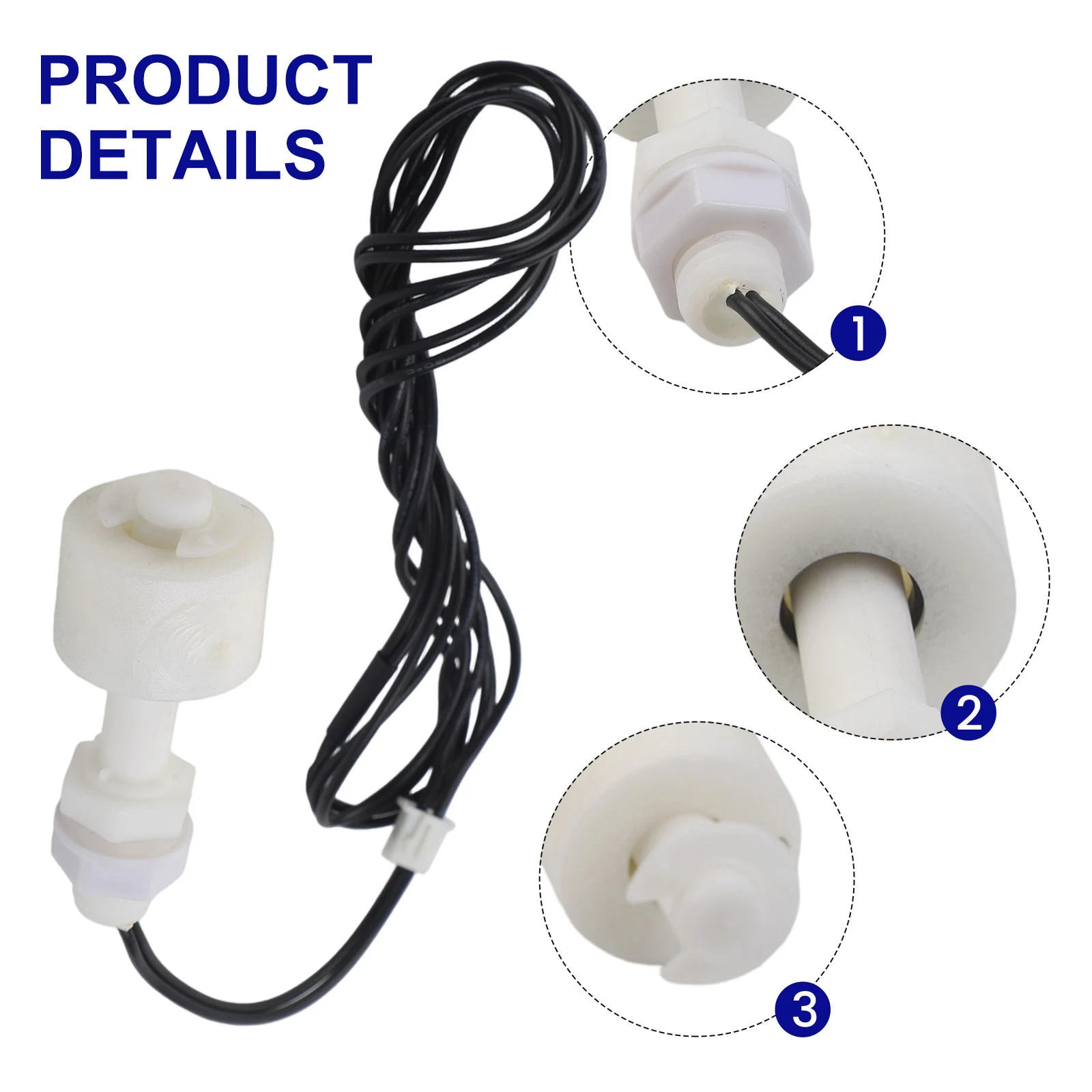 ملحق مفتاح تعويم سهل التركيب، عملية موثوقة 24*22 مم، مفتاح مقاوم للأحماض، تشغيل درجة الحرارة الشديدة