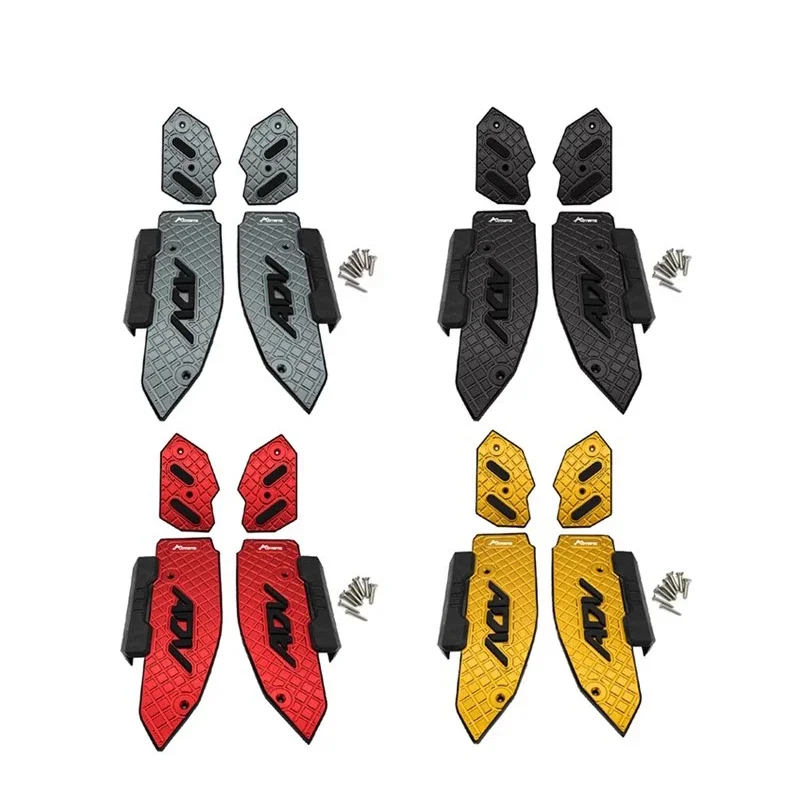 

For SYM HUSKY 150 ADV ADV150 150ADV Parts Motorcycles Foot Plate Board Pedals Footrest FootBoard Cover Mat Pad Accessories