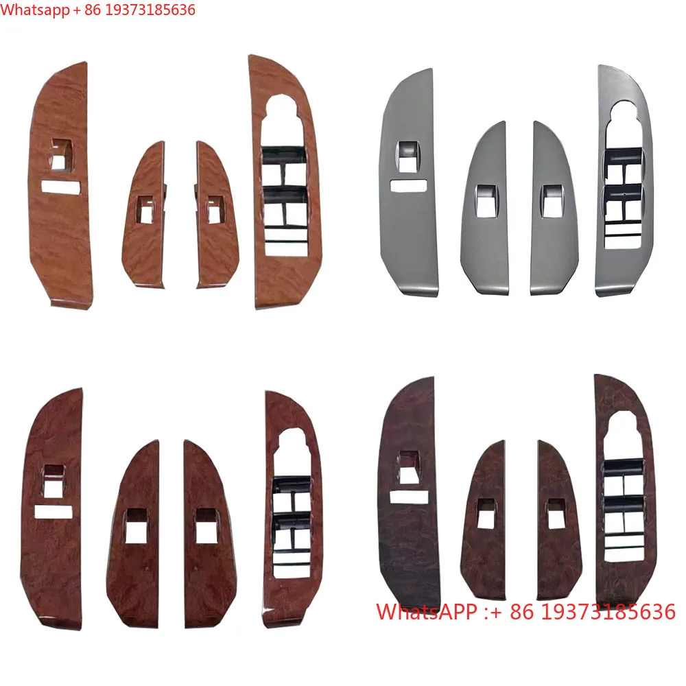 For 2007-2009 LHD Interior Wooden Window Switch Penal Cover Replacement For GMC Yukon Tahoe Denali Silverrado/Serria Accessories