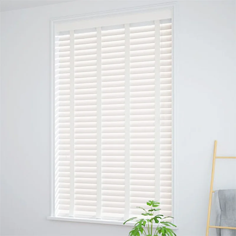 

Wooden Blinds Battery Curtain Cordless Venetian Blinds Faux Wood Pvc Blinds