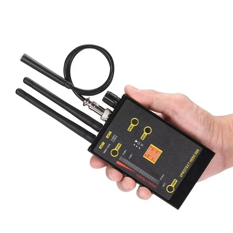 Hero 009 Rilevatore di segnale wireless VHF/UHF Anti-Spy GSM Wifi Scan Finder Rilevatore di segnale MAG magnetico