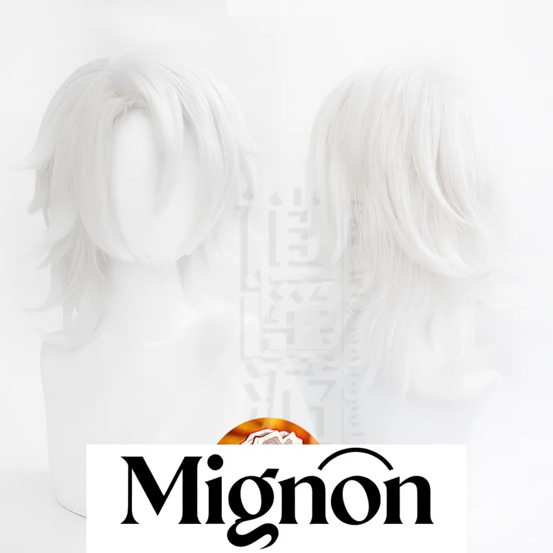 

Миньон Узуи Тенген Косплей Парик Белые Свободные Волосы Подарок на Хэллоуин