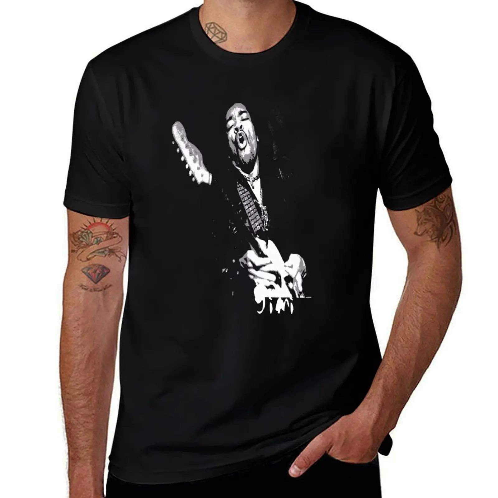 

jimi T-Shirt basketball graphic tees plus sizes luxury clothes men