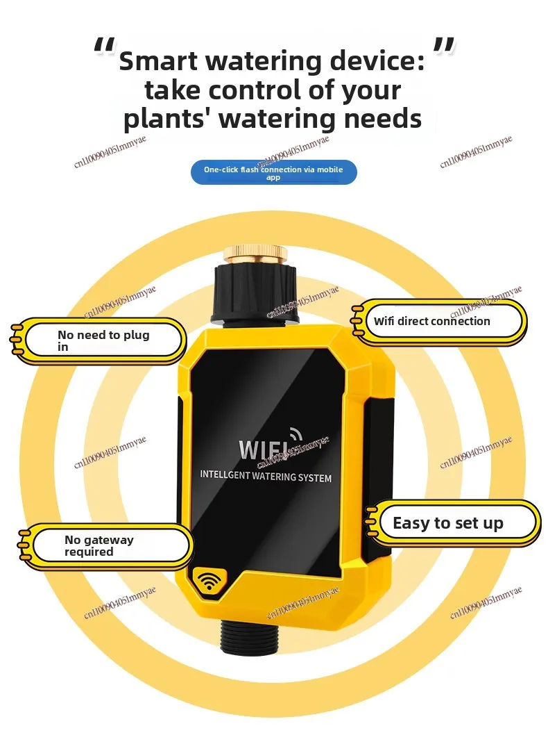 Intelligent timing wifi mobile phone remote control automatic watering flower watering artifact