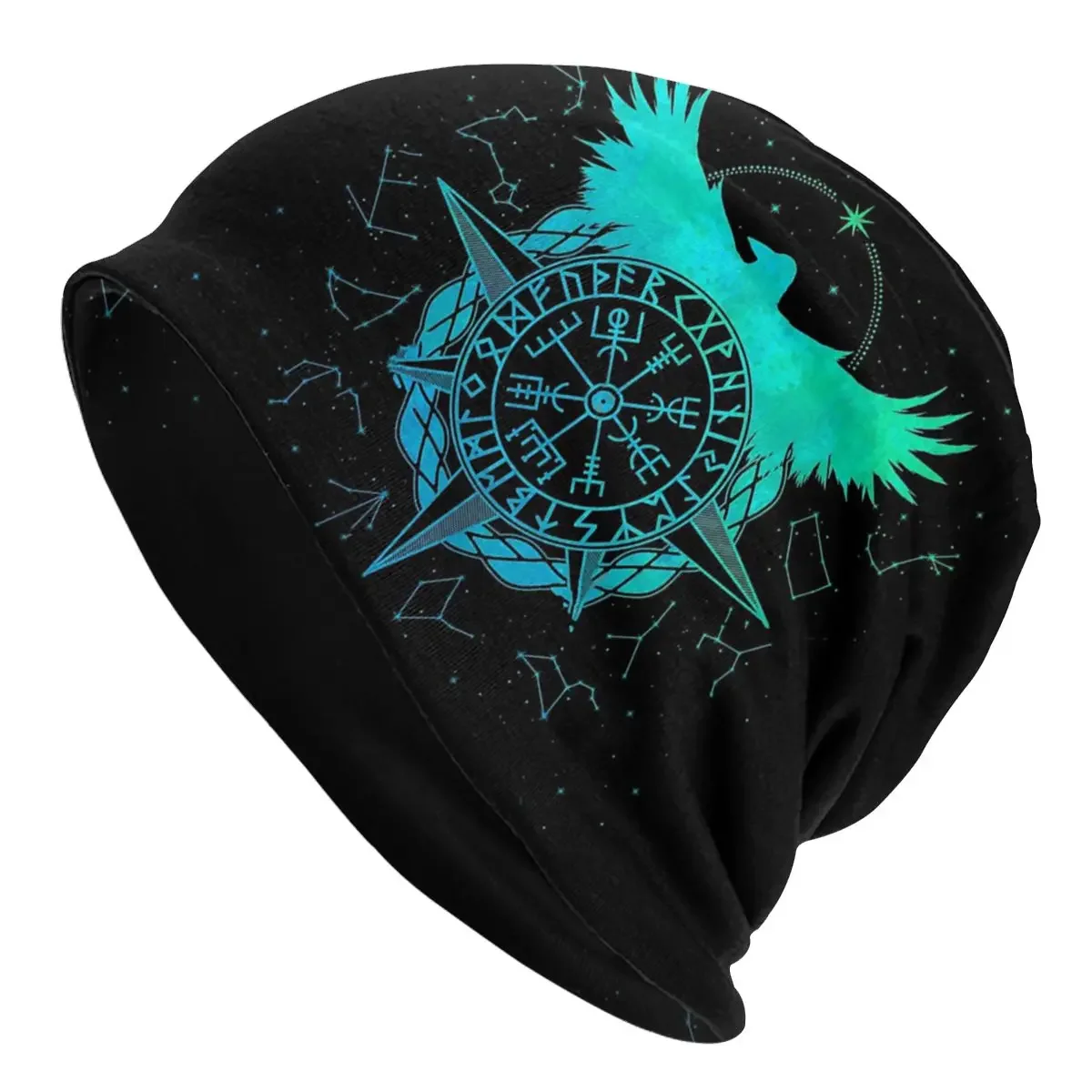 Fate Vegvisir Sport Beanie Caps Viking Skullies Beanies Ski Caps Soft Thin Bonnet Hats