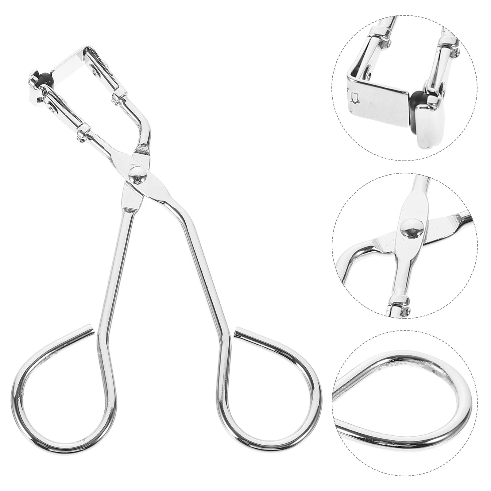 

Cosmetics Partial Eyelash Curler Mascara Black Curling Clip Iron Stainless Steel Sturdy Miss Separator