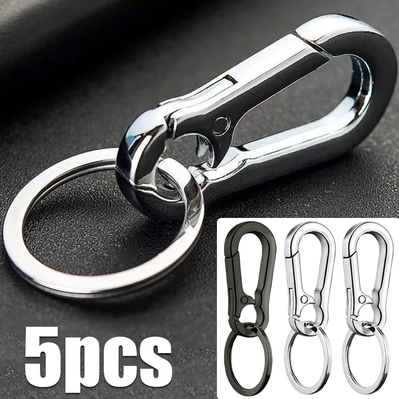 5 sztuk ze stali nierdzewnej tykwa klamra brelok wspinaczka hak brelok do kluczyków samochodowych mocny karabinek kształt brelok akcesoria breloczek do kluczy