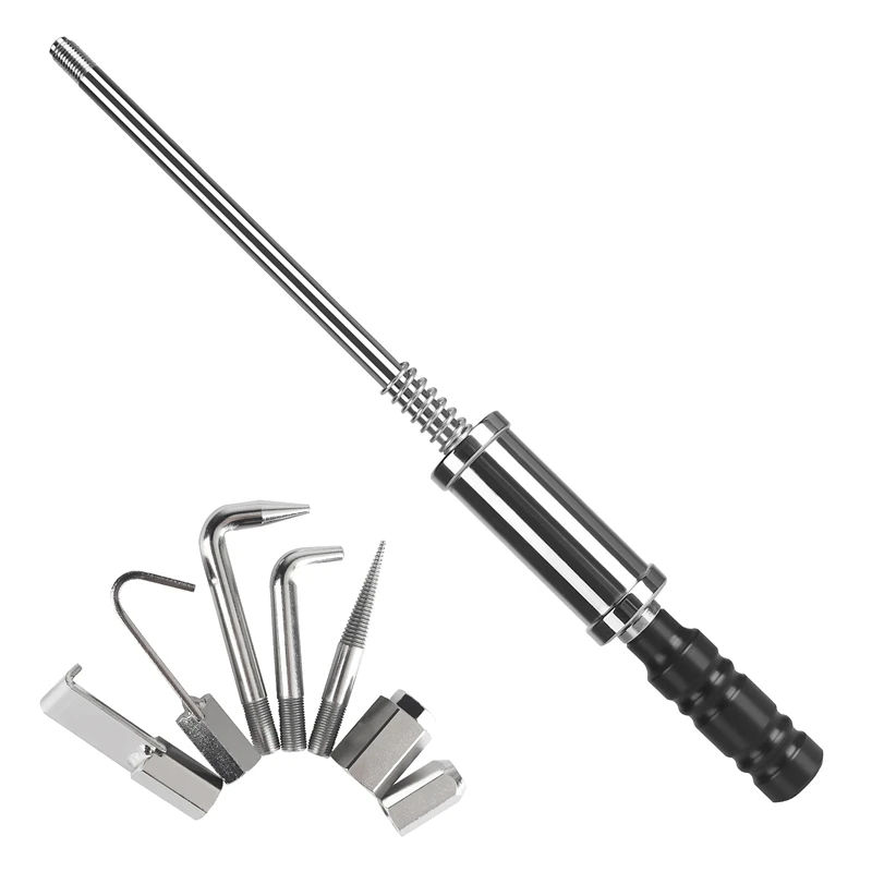 

Multifunctional Pull Hammer With Hooks Car Dent Repair Replaceable Head Auto Body Damage Removal Puller Tools Kit