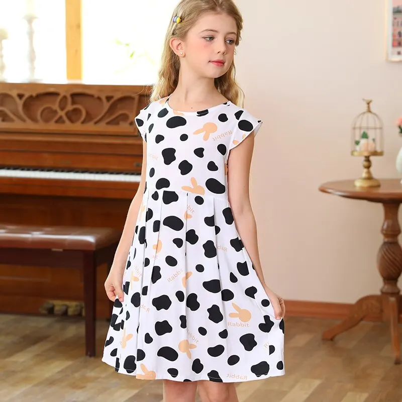 Girl\'s Dress New Style Big Child Princess Skirt Summer Sleeveless CHILDREN\'S Dress Vest Skirt