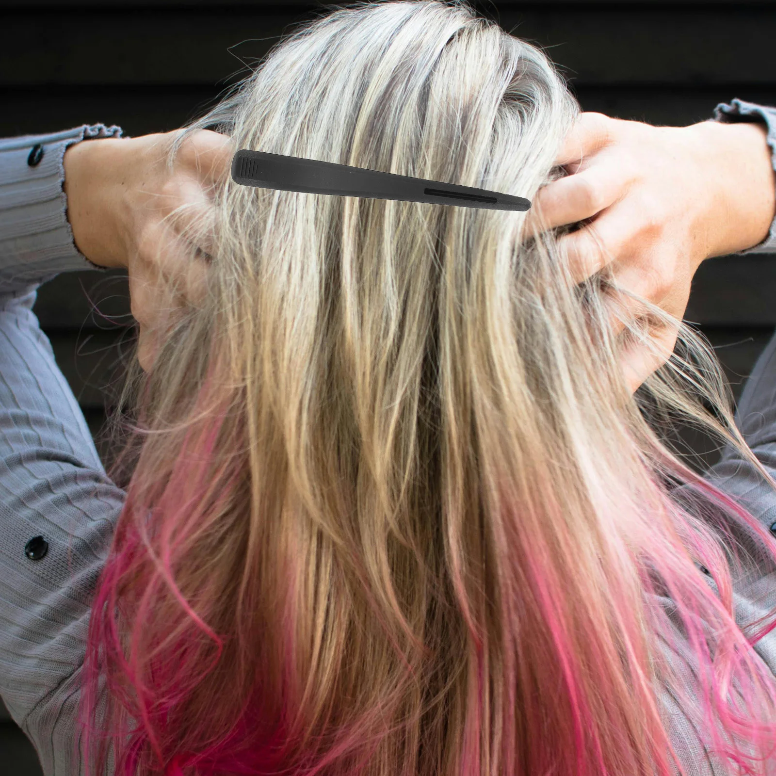 

6Pcs Hairdressing Duck Bill Clips Smooth Surface Plastic Hair Clips for Cold Wave Haircut and Hair Cleaning Tasks