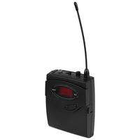 L77A Wireless Microphone Set with Head-Wear + Lavalier Lapel Mics Transmitter Receiver UHF Frequency for Speech Teaching
