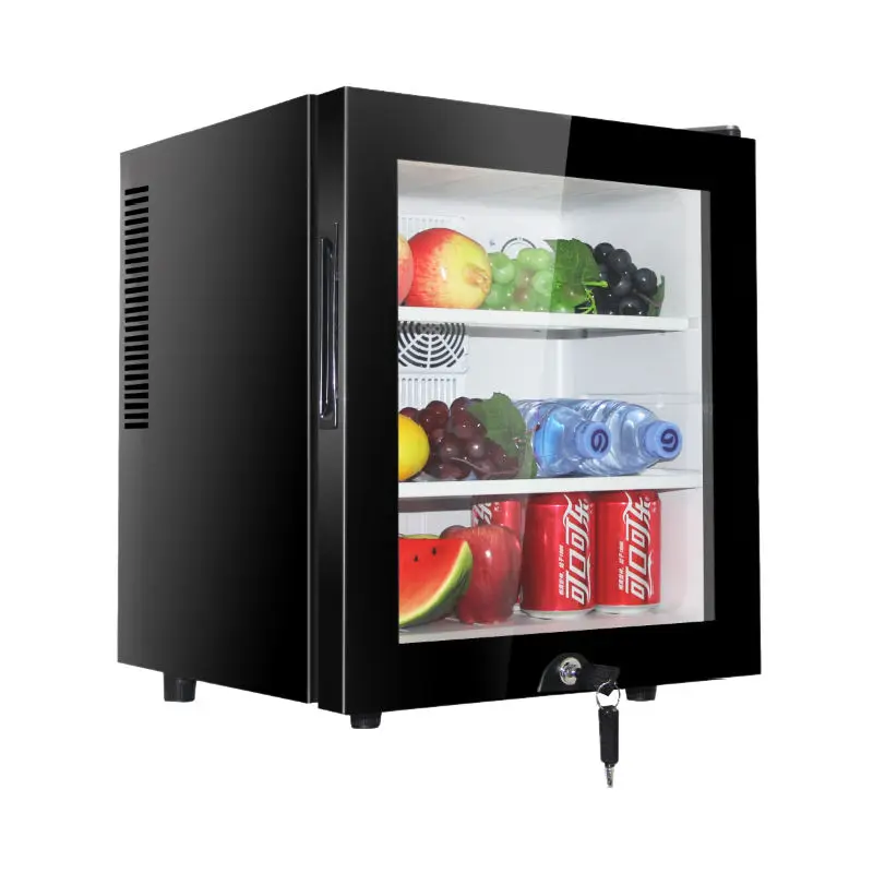 30L Retail Display Beverage Chiller Personalized Mini Refrigerator Elegant White Beverage Cooler