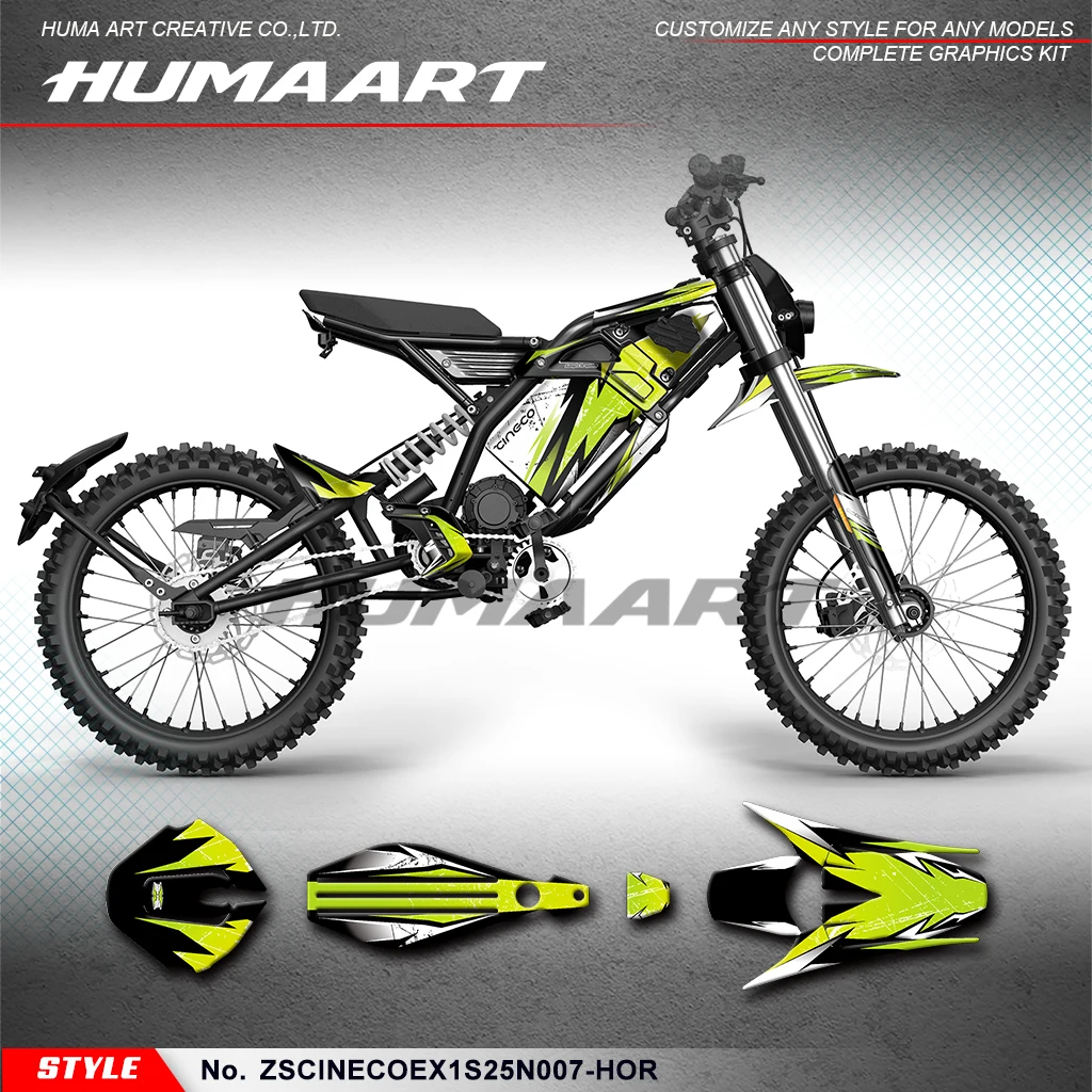 

Набор графических наклеек HUMAART для CINECO EX1-S EX1-RPO, глянцевая ламинация, комплект для восстановления, ZSCINECOEX1S25N007-HOR