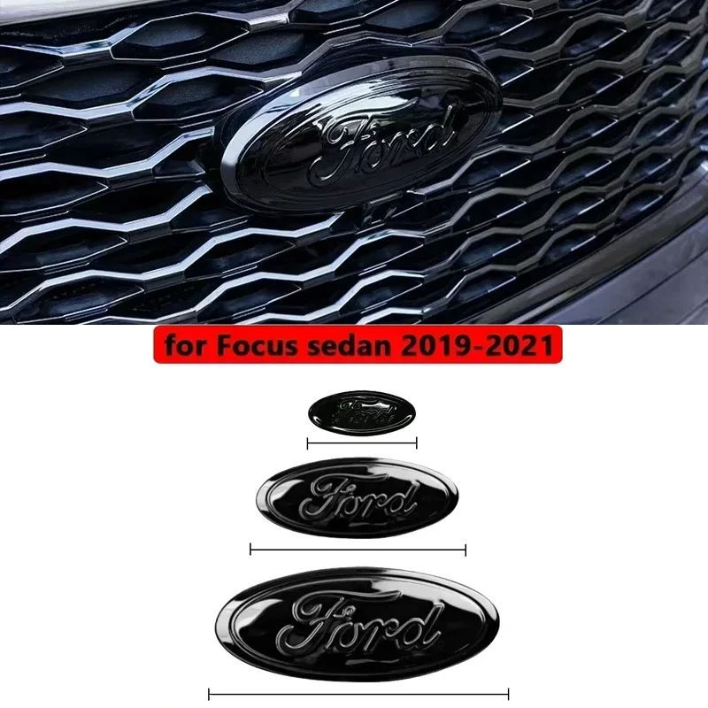 

3 шт. автомобильная передняя и задняя наклейка, эмблема на руль для Ford Edge Escape ST Line Mondeo Explorer Territory TAURUS Focus Escort