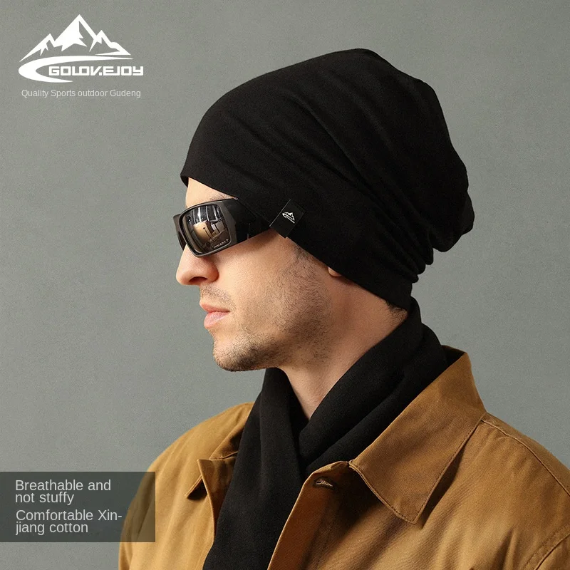 Fashion Trucker Hat Autumn Winter Models Knitted Pile Cap Men Outdoor Travel Windproof Cold Versatile Casual Ear Protection Warm