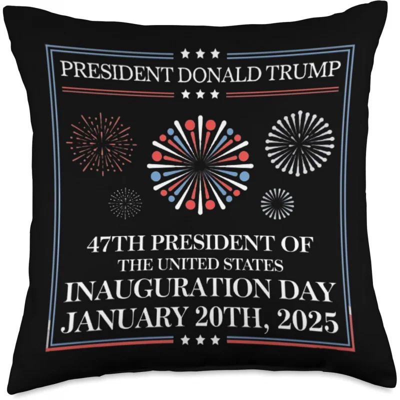 Donald Trump's January 20, 2025 inauguration pillowcase decoration