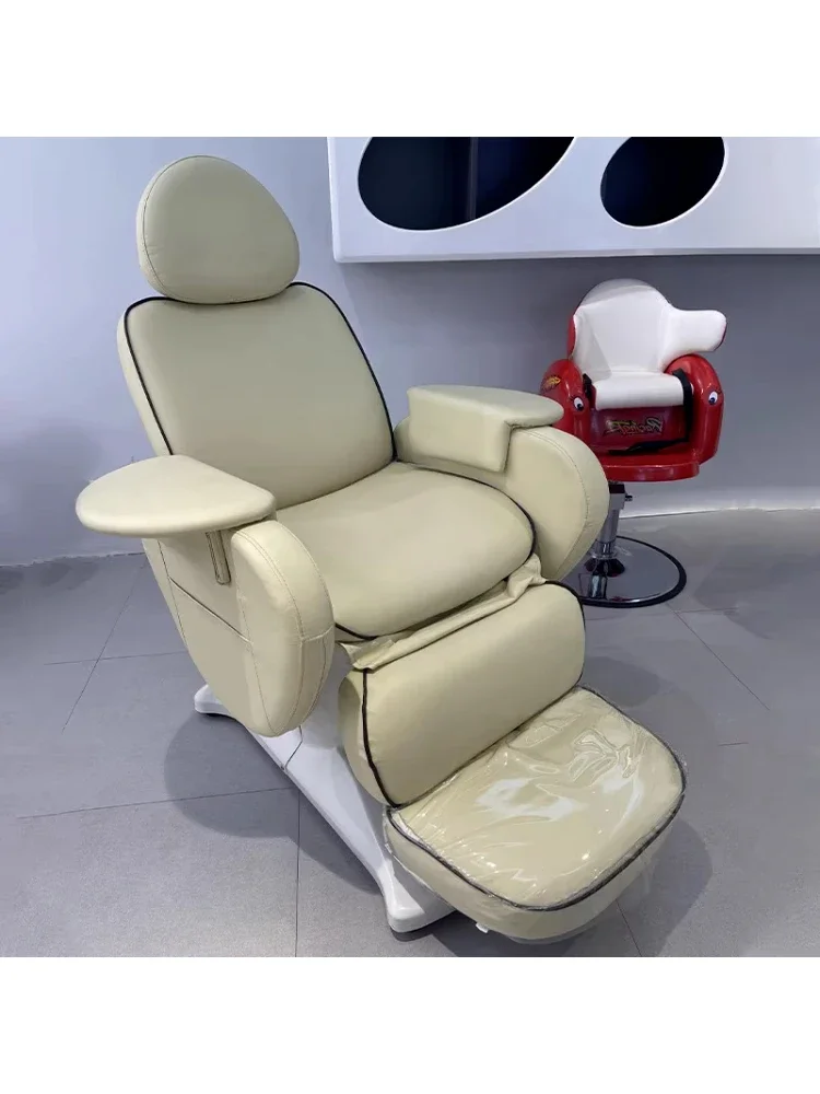 Head Therapy Electric Beauty Hair Chair Multifunctional Eyebrow Shaving and Putting down Physiotherapy Health Care Chair