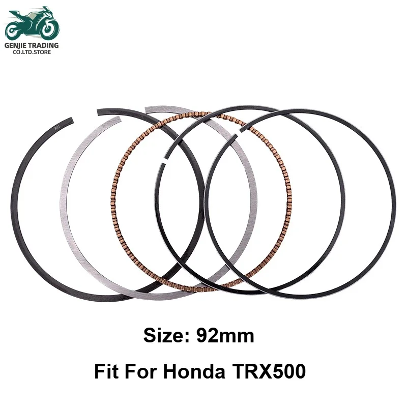 

92mm Motorcycle Piston Ring Kits for Honda SXS500M2 Pioneer 500 15-23 SXS1000 M3 M5 Pioneer 1000 Deluxe EPS Forest SXS 500 1000