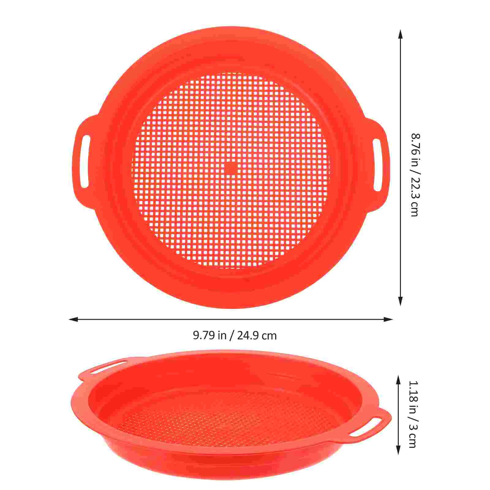 Plastic Sand Toys Summer Shell Strainer Sifter for The Beach Kids Plaything