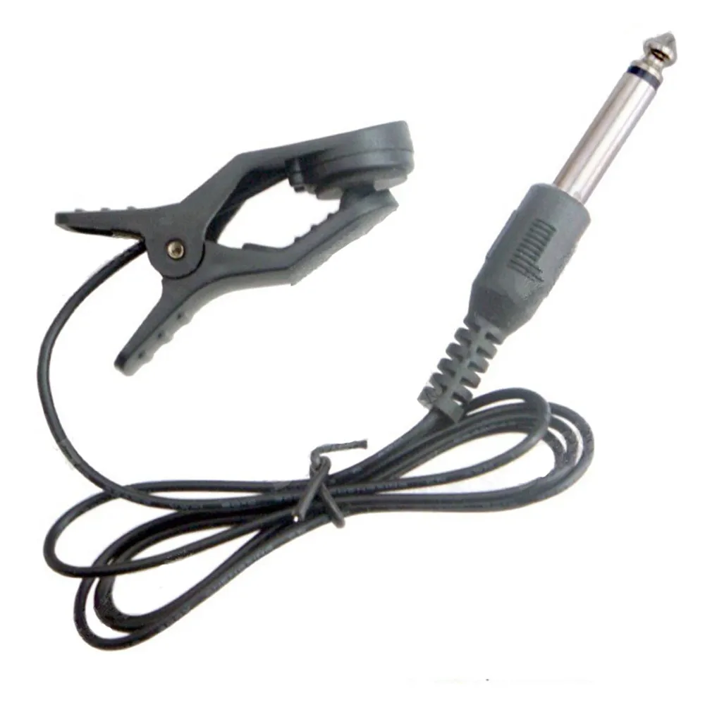 3 Stück/Set Universeller Clip-On-Piezo-Tonabnehmer für Gitarre, Violine, Banjo, Mandoline, Ukulele mit 1/4-Zoll-Klinkenanschluss, 1 m Kabel, Gitarrenzubehör – Detail 2